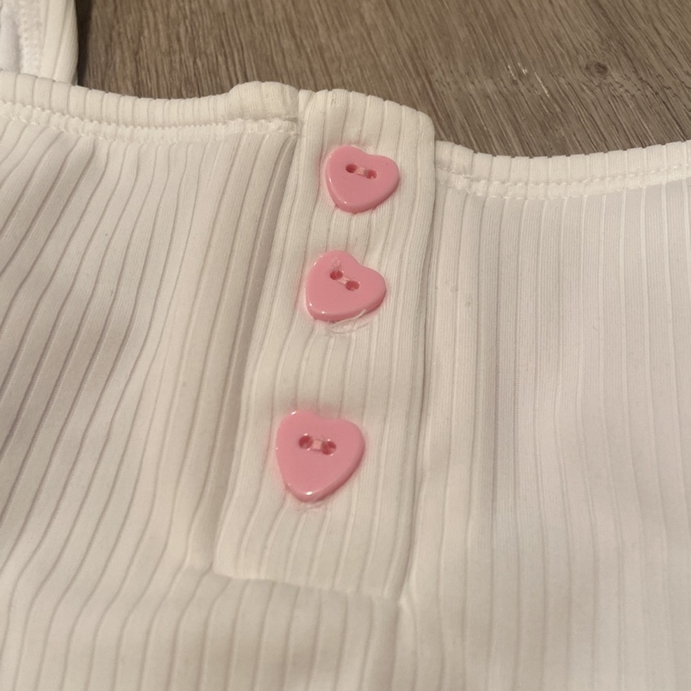 NWT Stoney Clover Lane Target White Ribbed One Piece Bathing Suit - Picture 3 of 6